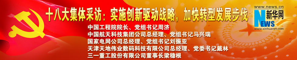 十八大集體采訪：實施創(chuàng)新驅(qū)動戰(zhàn)略，加快轉(zhuǎn)型發(fā)展步伐