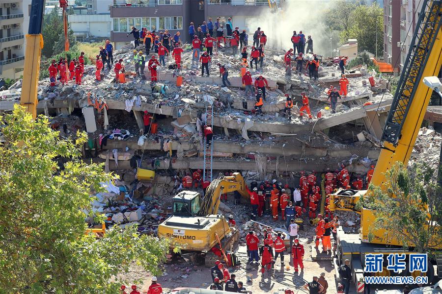 （國(guó)際）（10）愛(ài)琴海地震致土耳其、希臘至少27人死亡